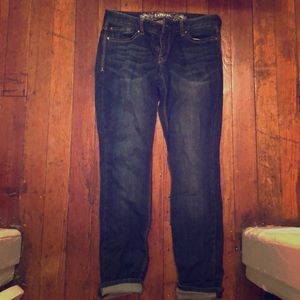 Express bootcut dark wash jeans